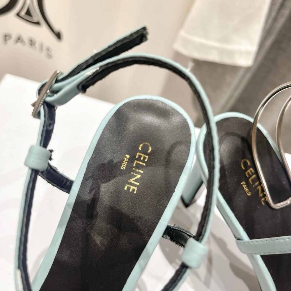 Summer vintage sandals Celine high heels - Picture 3 of 5